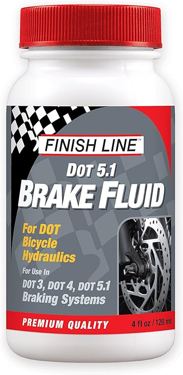 Finish Line DOT 5.1 Bicycle Brake Fluid High Performance 4 oz | bike-oils