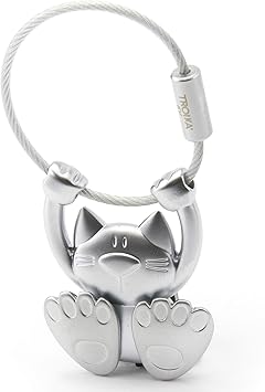 Troika Tabby Cat Keyring (KR1020MA)