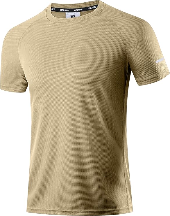 Holure Men's High-Performance Quick-Dry T-Shirts,1/3/5 Pack Moisture Wicking Workout Tee,Breathable Short Sleeve Activewear