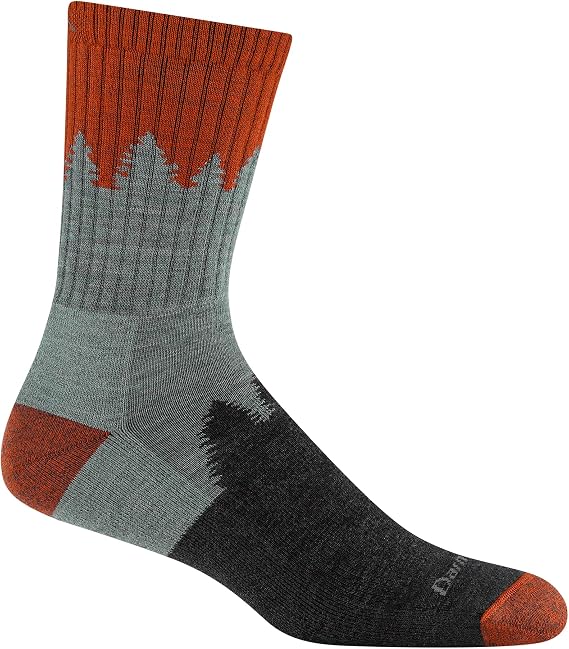 Darn Tough Men's Number 2 Micro Crew Midweight Hiking Socks (Style 1974)