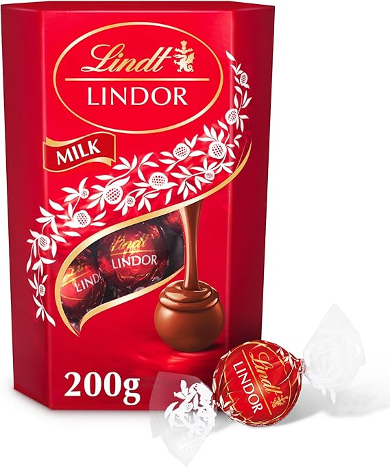 Lindt Lindor Cornet Milk Chocolate, 200g