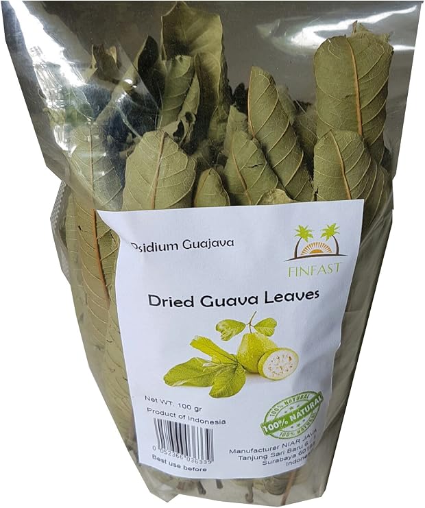 Dried Guava Leaves (Psidium Guajava) (3 Oz, 100+ Leaves)