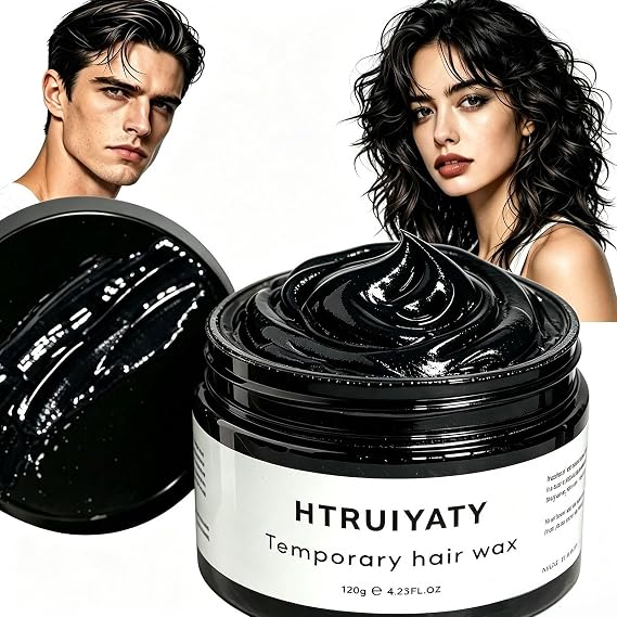 Temporary Color Wax - Natural Washable Paint Pomades for Hair Dyeing, Party, Cosplay, Halloween for Kids, Men, Women