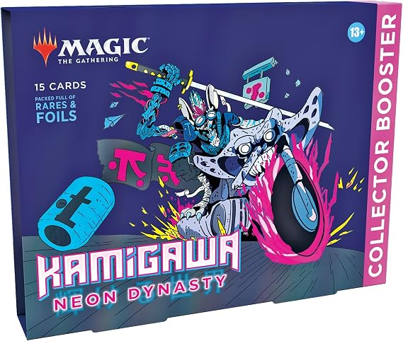 Magic: The Gathering Kamigawa: Neon Dynasty Collector Booster | 15 Magic Cards