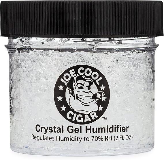 Joe Cool Cigar Crystal Gel Humidifier for Cigar Humidors (2 oz Jar)