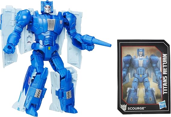 Transformers Generations Deluxe Titans Return Scourge Action Figure