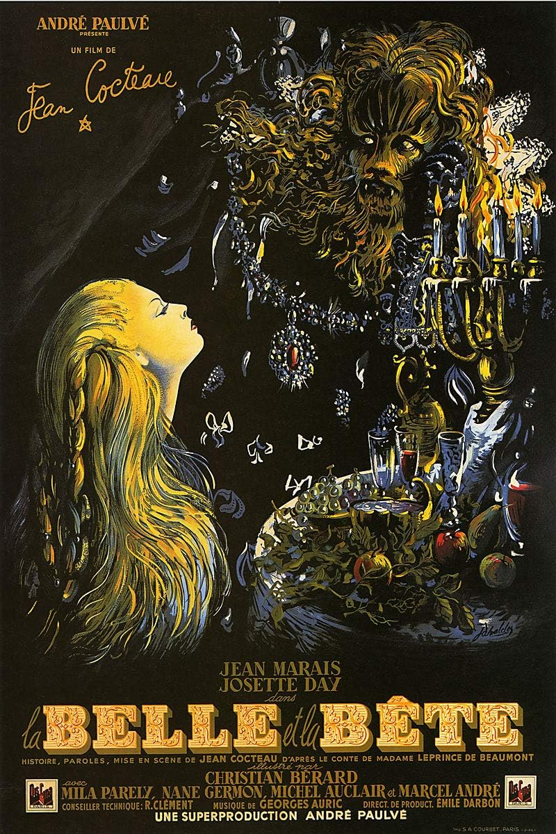 American Gift Services - La Belle et la Bete Beauty and The Beast Vintage Movie Poster - 11x17