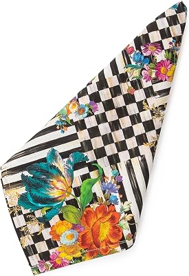 MACKENZIE-CHILDS Cotton Napkin, Cloth Dinner Napkin, Courtly Flower Market