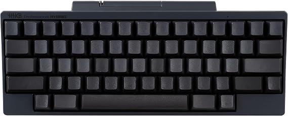 HHKB - Happy Hacking Keyboard Professional Hybrid, Charcoal | Wireless, Bluetooth, Wired, USB, Mac, Windows, Blank |