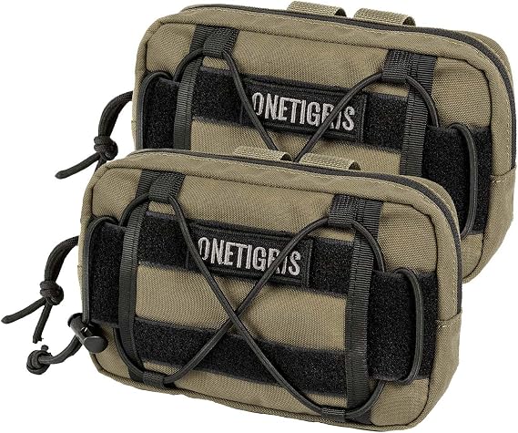 ONETIGRIS EDC Horizontal MOLLE Pouch for Tool Treat Med