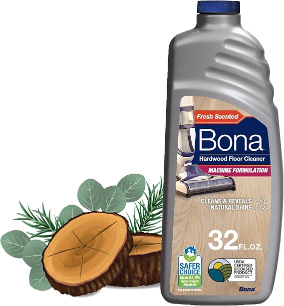 Bona Hardwood Floor Cleaner - Hard-Floor Cleaning Machine Formulation - 32 fl oz - Cedar Wood