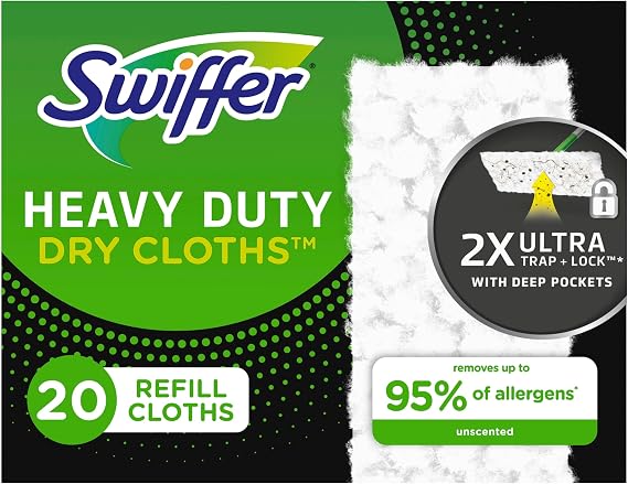 Swiffer Sweeper Heavy Duty Dry Sweeping Cloths, 40 Count