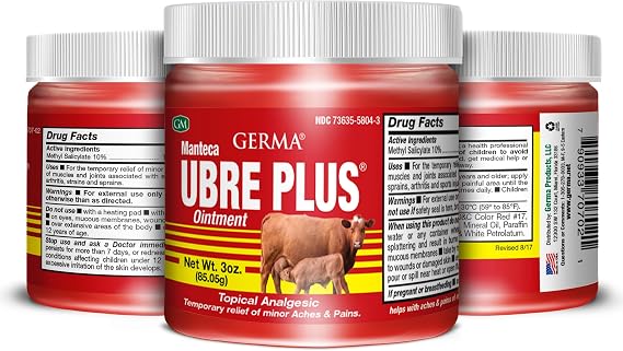 GERMATM Manteca Ubre Plus (RED) - 3 FL OZ