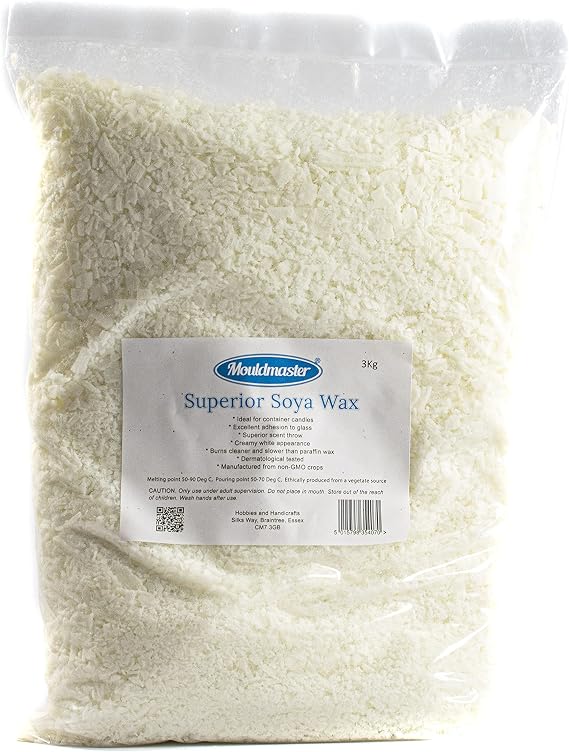 Moldmaster Superior Soy Wax 3kg, White