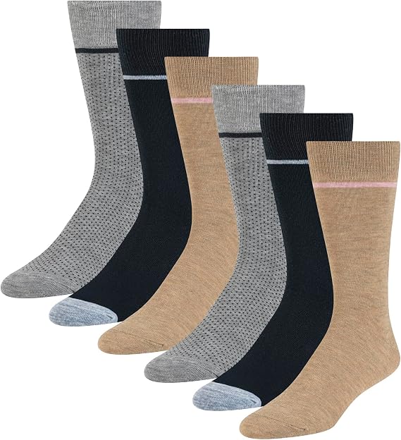 Ted Baker Men's Solid Crew Dress Socks (6-Pack)