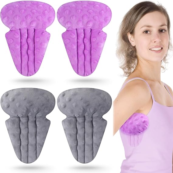 Colingmill 4 Pcs Lymphedema Axilla Pillow Masectomy Cotton Post Breast Operation Pillow for Sleeping Mastectomy Underarm Armpit Pain Relief Pure Color