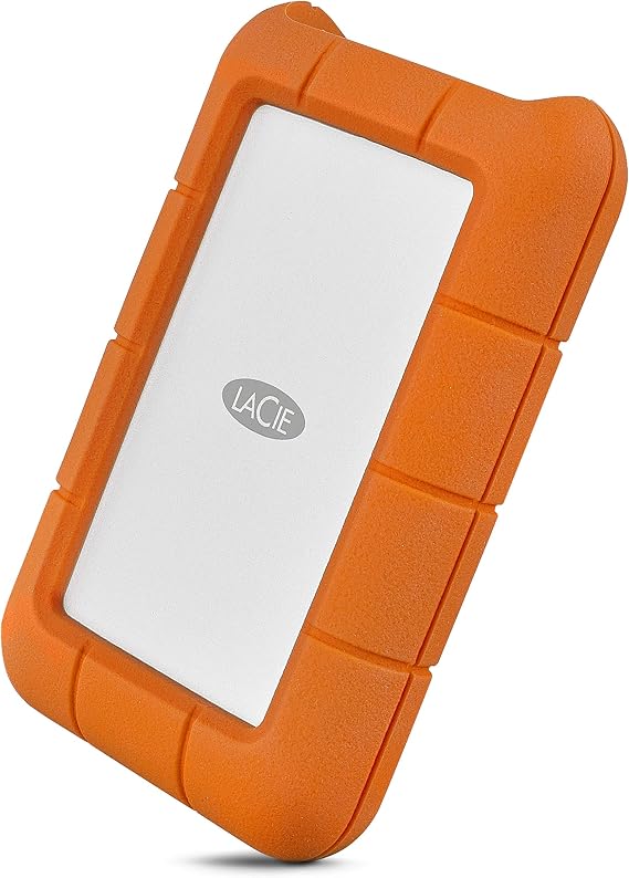 LaCie Rugged Thunderbolt USB-C 2TB External Hard Drive Portable HDD USB 3.0 compatible, Drop Shock Dust Water Resistant, Mac and PC Computer Desktop Workstation Laptop, 1 Mo Adobe CC (STFS2000800) | USB 3.0 compatible, Drop Shock Dust Water Resistant, Mac, PC Computer Desktop Workstation Laptop, 1 Mo Adobe CC (STFS2000800)
