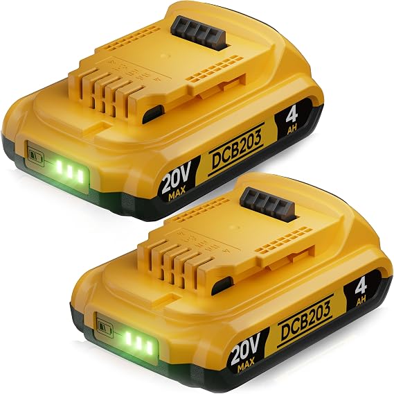 4Ah Replacement Compatible for Dewalt 20V MAX Battery with High Capacity