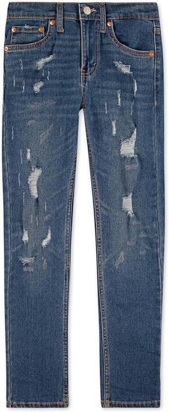 Levi's Boys' 510 Skinny Fit Destructed Jeans