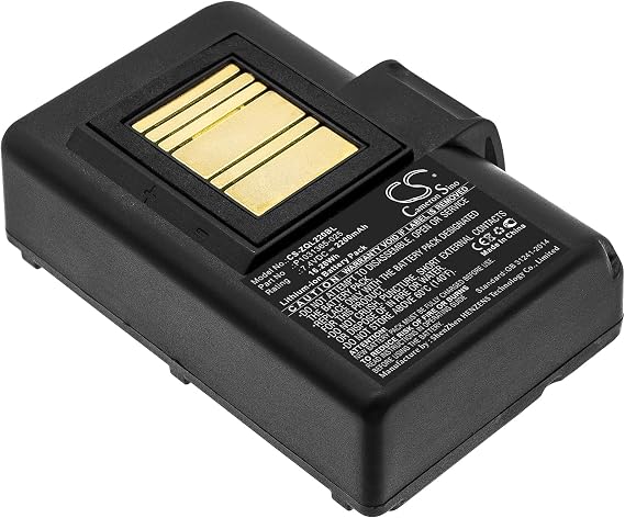 交換用バッテリー Zebra QLN220、QLn220HC、QLN320、QLn320HC、ZQ500、ZQ510、ZQ520、ZQ521、ZQ610、ZQ610HC、ZQ620、ZQ620HC、ZR633。 8、ZR6。 28、2200mAh。