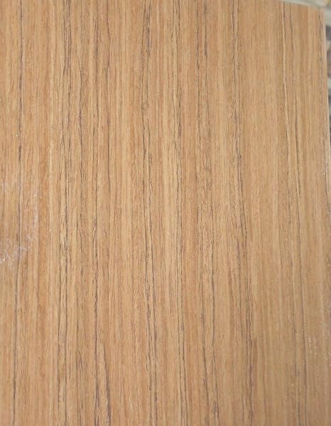 Teak Quarter Cut Composite Wood Veneer 24" x 48" on Paper Backer 1/40" Thick EFW