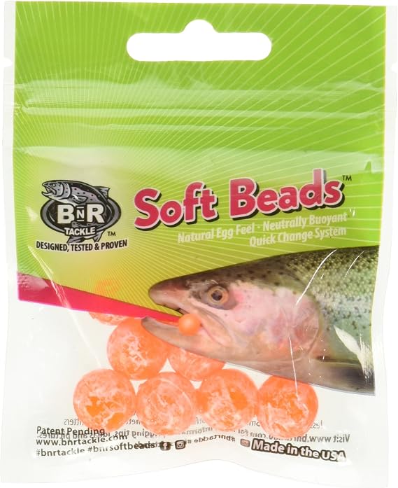 BNR Tackle Soft Beads Molted Natural 14mm