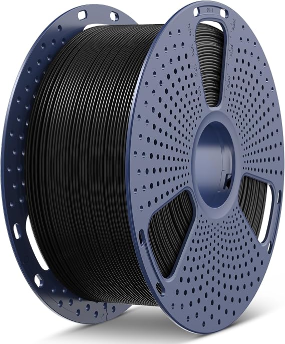 SUNLU PLA 3D Printer Filament, Large Spool, Black, 3KG