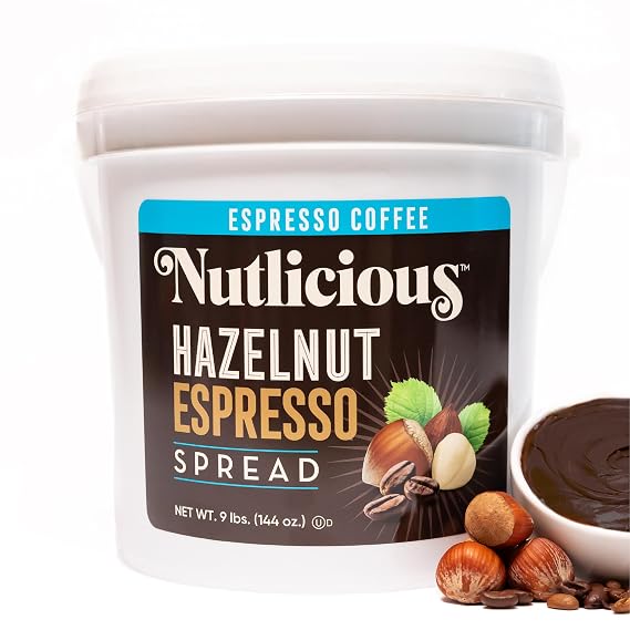 NUTLICIOUS Hazelnut Espresso Spread (9lb)