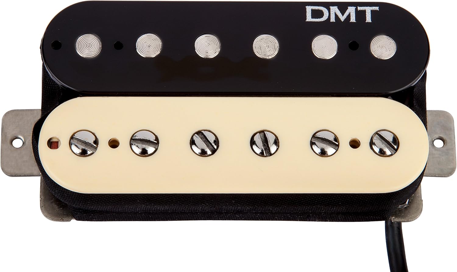 Dean DPU TC BC F タイムカプセルピックアップ、ブラック/クリームF間隔
