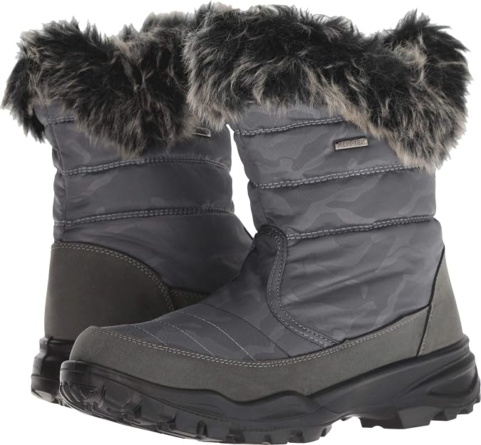 Spring Step Flexus Korine Nylon Boots for Women - Waterproof Camo Print Design Boots - Women's Snow Boots for Outdoor and Work