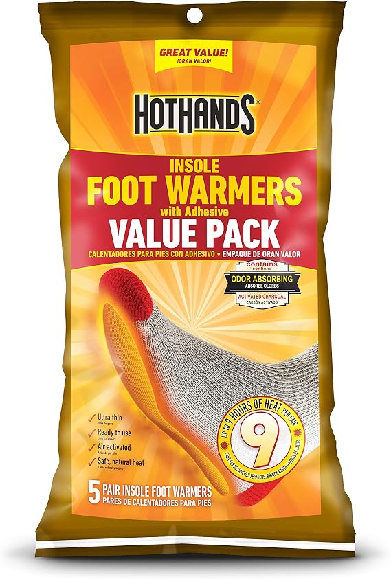Hothands Insole Foot Warmer 20 Pair Value Pack