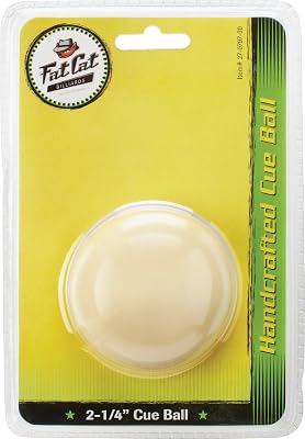 Fat Cat 2-14 Regulation Size BilliardPool Ball: Replacement Cue Ball