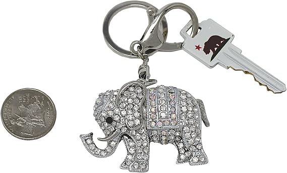 Elephant Keychain Bag Charm