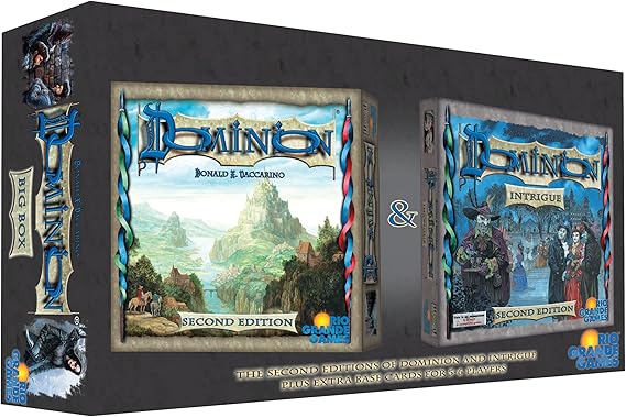 Rio Grande Games Dominion Card Game Big Box 2nd Edition with Extra Base Cards for 5-6 Players