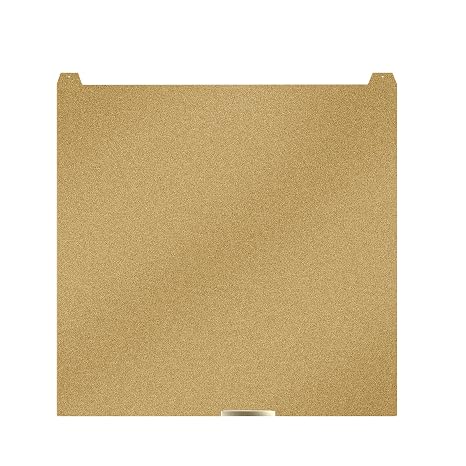 Upgraded 370x370mm K2 Plus Gold Build Plate Double Sided Textured Flexible Spring Steel PEI Sheet Magnetic Printed Bed for Creality K2 Plus 3D Printer