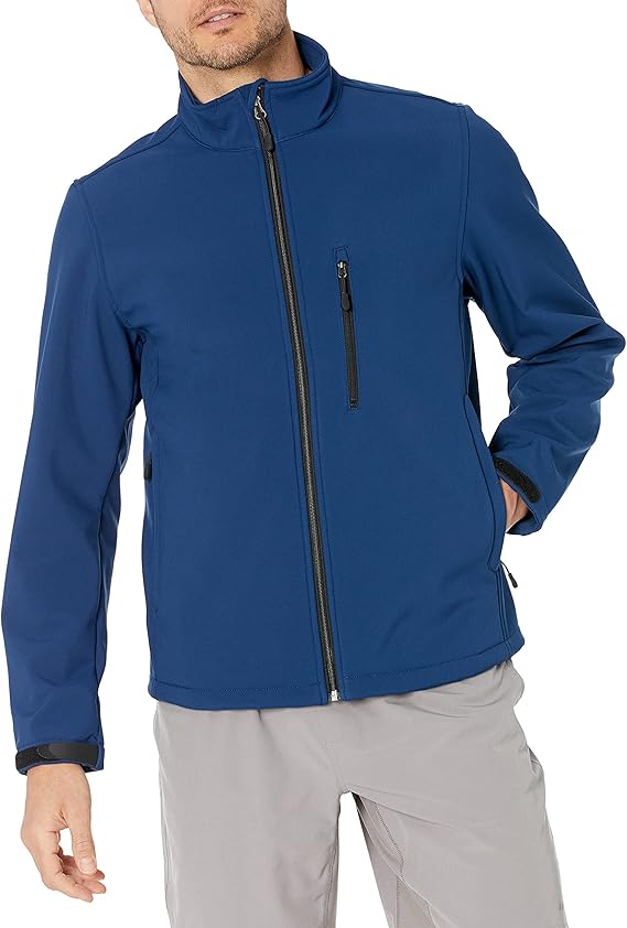 Amazon Essentials Men's Water-Resistant Softshell Jacket