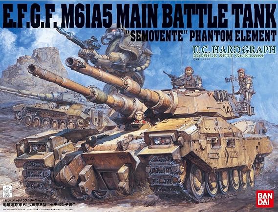 UCHG 1/35 Earth Federation Army Type 561 Tank Semovente Unit Mobile Suit Gundam MS IGLOO