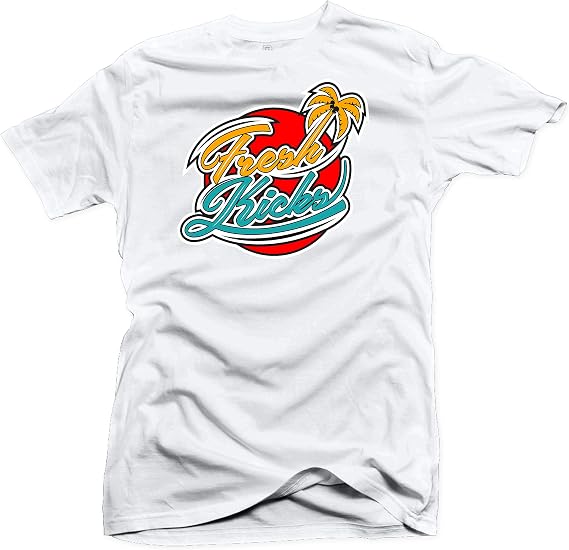 SNELOS Sneaker Matching Graphic T Shirt for Men Breathable Cotton Streetwear Tee Casual Style