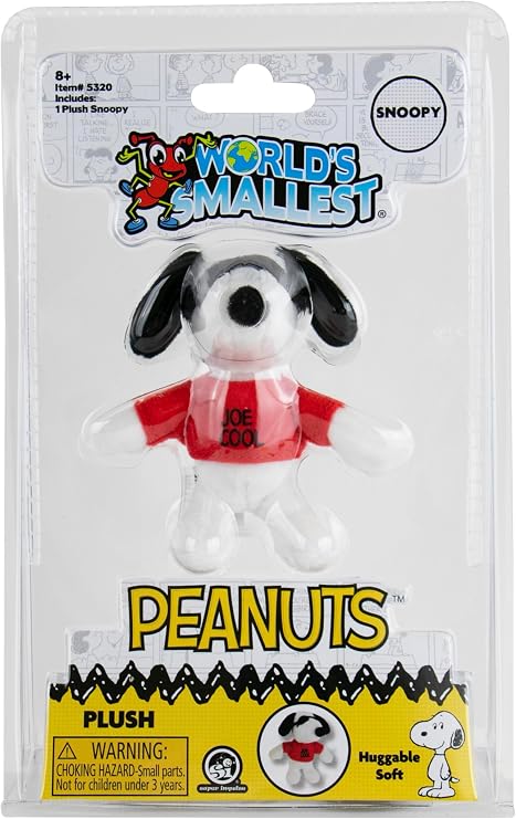 World's Smallest Peanuts Plush - Joe Cool Snoopy