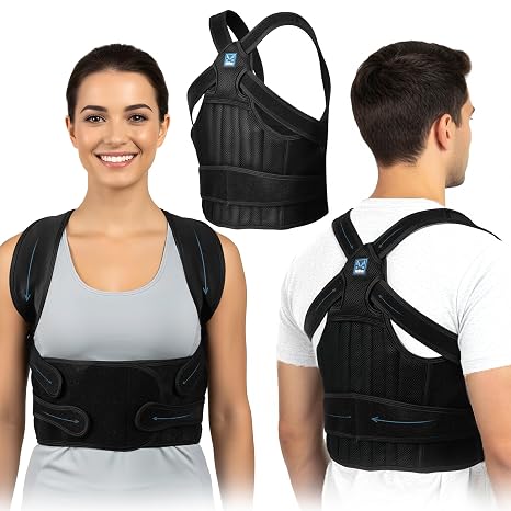 Posture Corrector for Women & Men Adjustable Back Brace for Alignment, Pain Relief & Back Support Premium Back Posture Trainer for Improved Posture