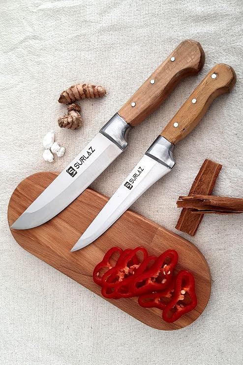 SürLaz Handmade Bıçak Seti 2 Parça Mutfak Bıçakları