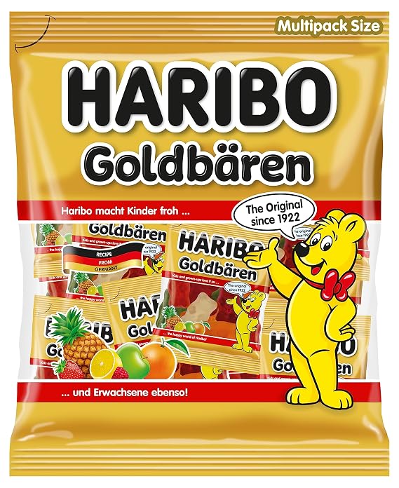 Haribo Mini Gold Bears 250grams, 18 Pc