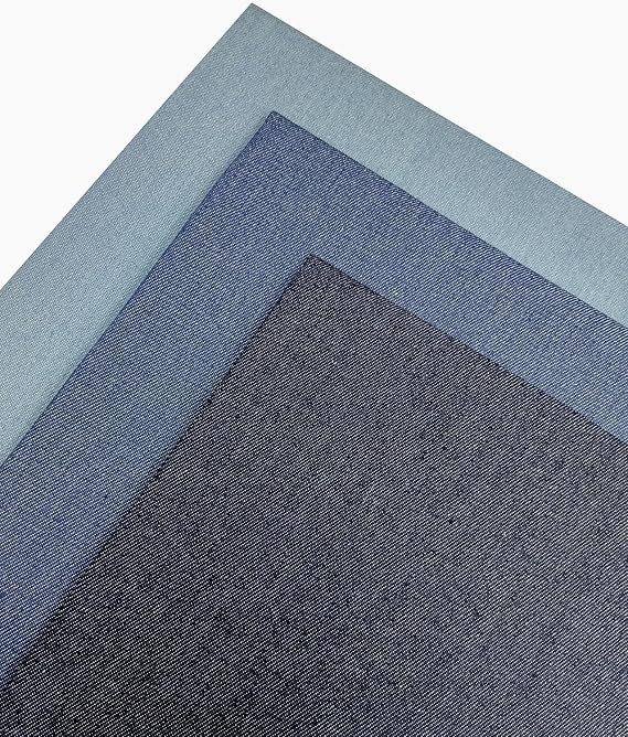 Thick Denim Fat Quarters Precut Quilt Squares Assortment Pack 6pcs