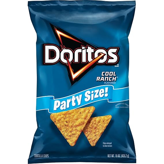 Doritos, Cool Ranch Flavored Tortilla Chips Party Size, 15 oz
