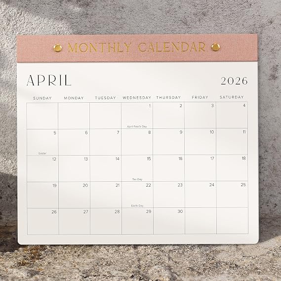 Beautiful 2026 Magnetic Fridge Calendar - Runs from Jan 2026 to July 2027