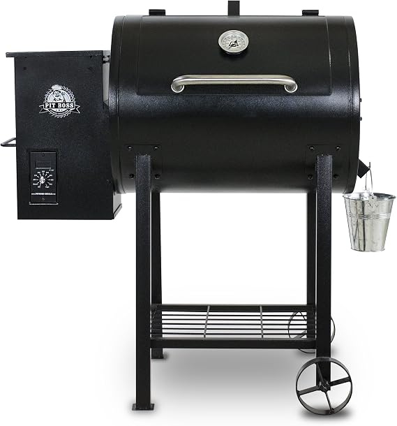 Pit Boss 71700FB Pellet Grill, 700 Square Inches, Black
