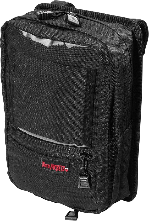 Utility Hanldebar Bag for Harley Davidson Motorcycles, Double Lockable Zipper Pulls, Expandable Volume,1000 Denier Nylon Shell, Proudly Made in the USA!