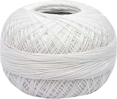 Handy Hands HH40-601 Lizbeth Cordonnet Cotton Size 40-Snow White