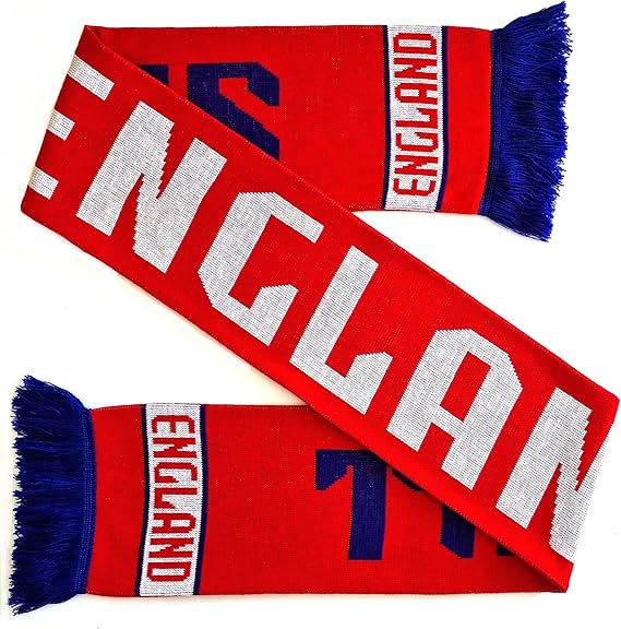 Euroscarves England Soccer Knit Scarf (The Three Lions)