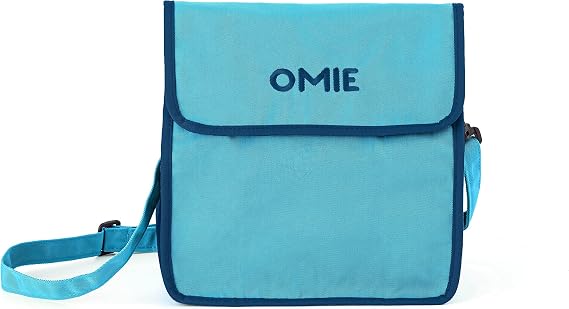 Omie OmieBox Insulated Lunch Bag with Bottle Holder (Blue)